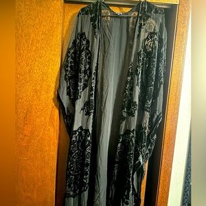 Torrid Velvet Burnout Kimono